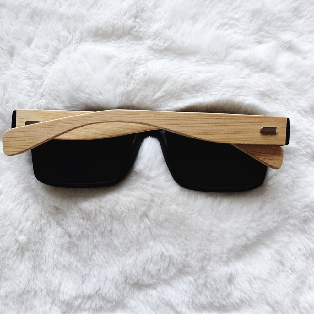 Jensen Black & Light Wood Sunglasses - Picture 10 of 10